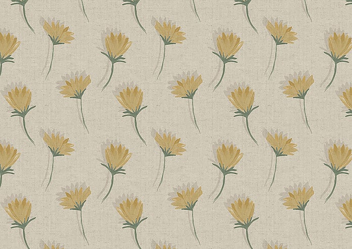 Emily Bond Cornflower, Yellow - Roller Blind - Image 6